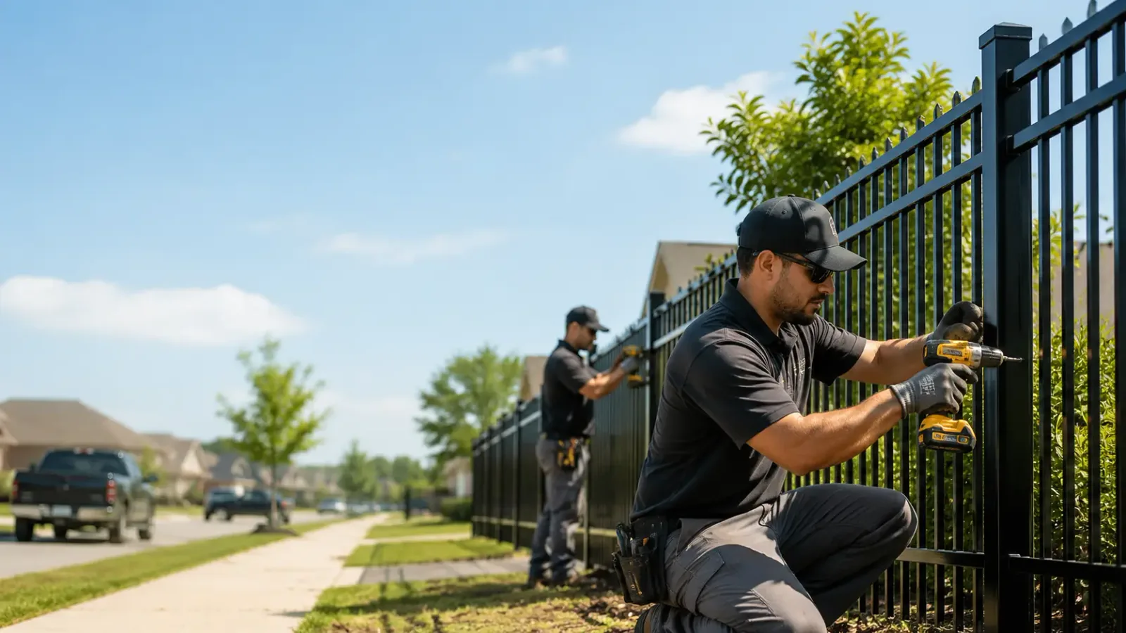 Metal Fence Installation in Statesboro, GA